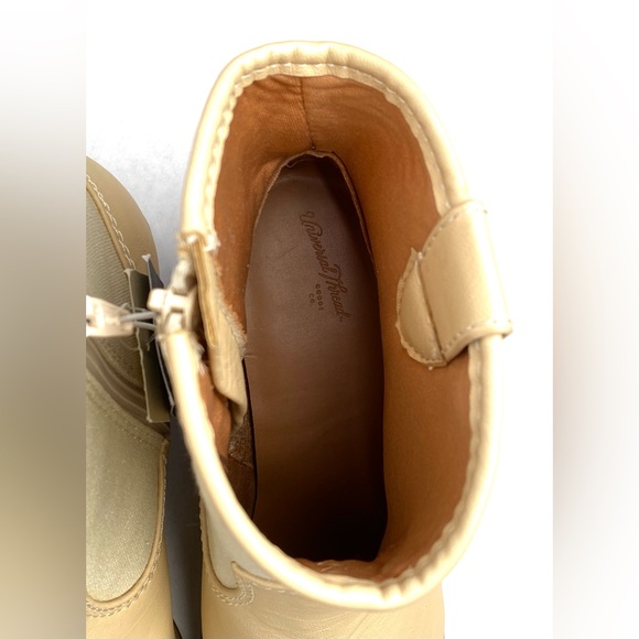 Universal Thread Women's Cream Kay Western Style Zip Boot/Bootie Size 7.5 NWT - Picture 7 of 12
